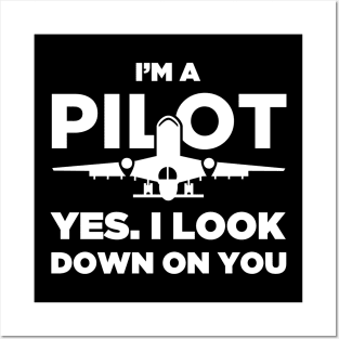 Funny Airplane Pilot Quote Posters and Art